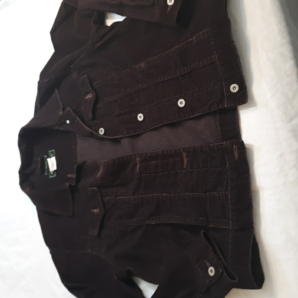 Eddie Bauer burgundy jacket, stretch, size L - Picture 3 of 7